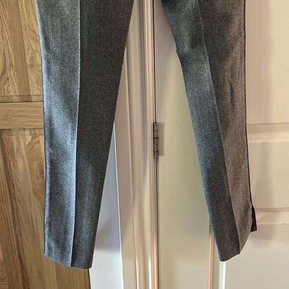 Smythe wool grey piped with black up sides slit hems 2 - Picture 9 of 10